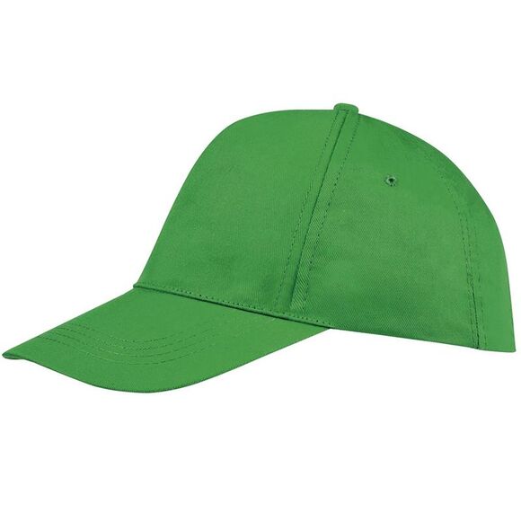 SOLS Unisex Buzz 5 Panel Baseball Cap / Kelly Green - Picture 2 of 5